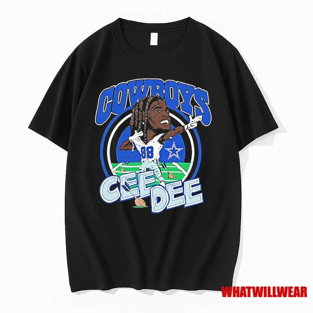 Ceedee Lamb Dallas Cowboys Caricature Player Shirts