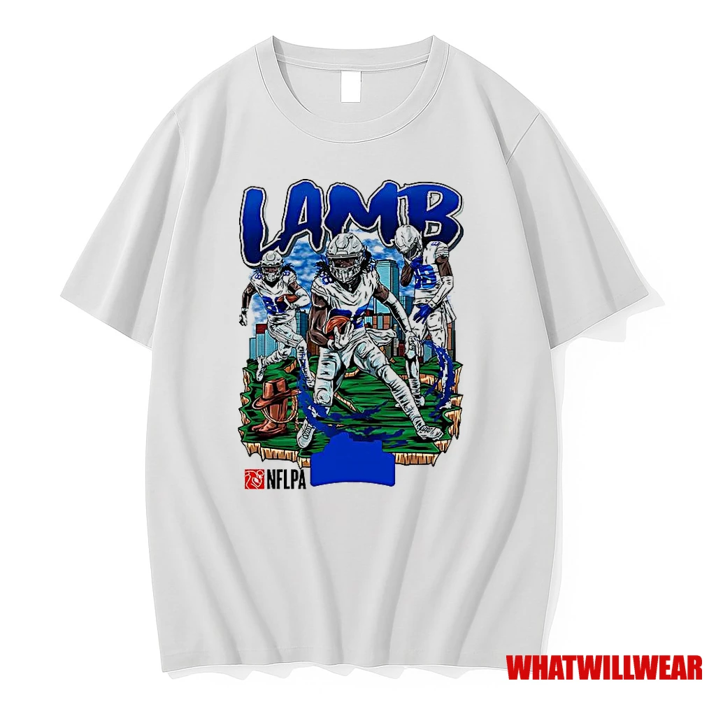 Ceedee Lamb Dallas Cowboys Football Skyline Graphic Shirts