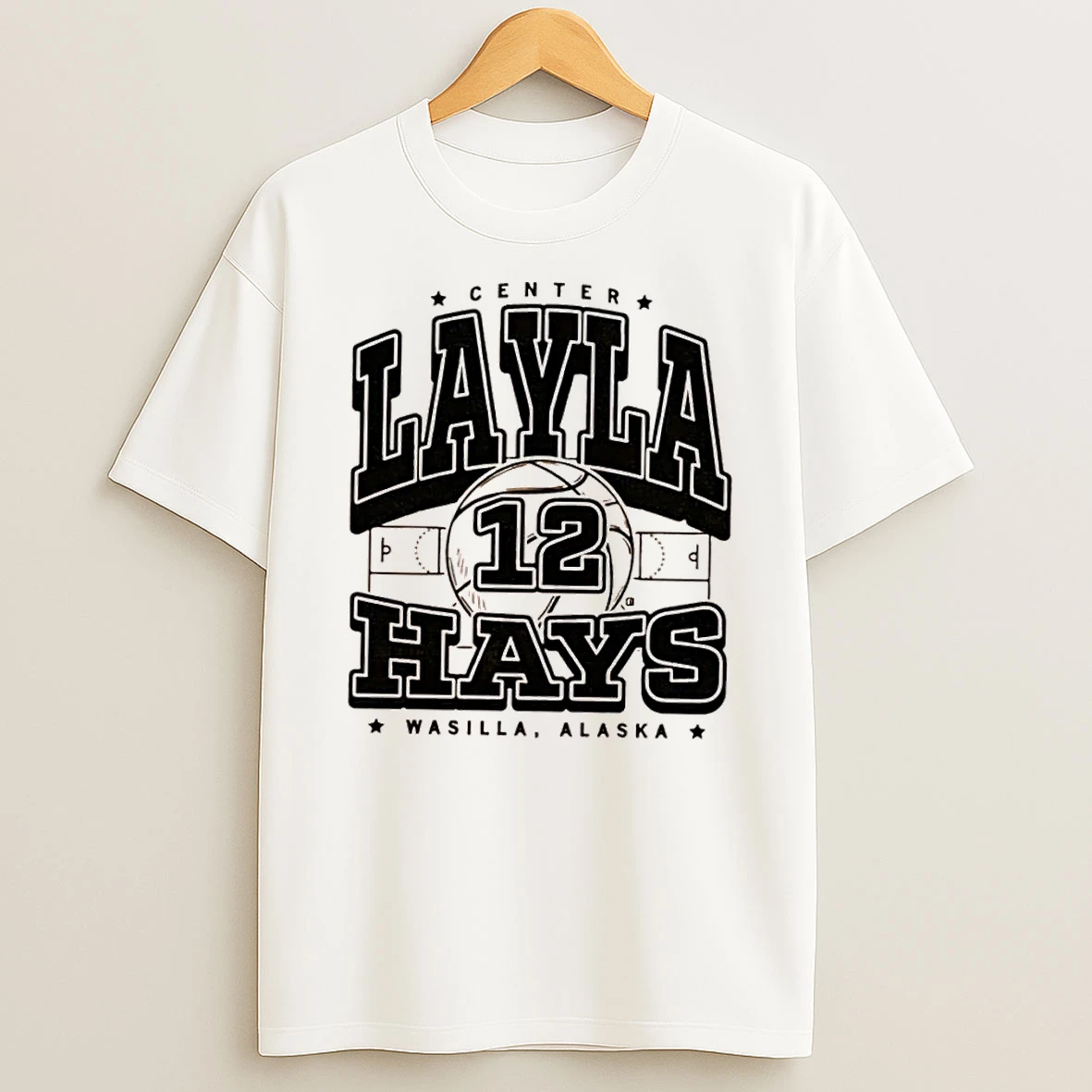 Center Layla Hays Max Wasilla Alaska Shirts