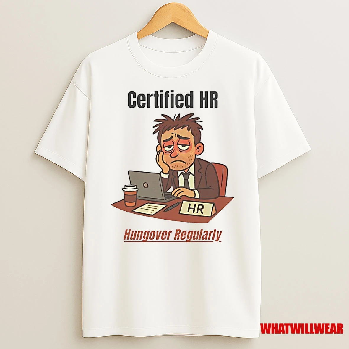 Certified Hr Hungover Regularly Shirts