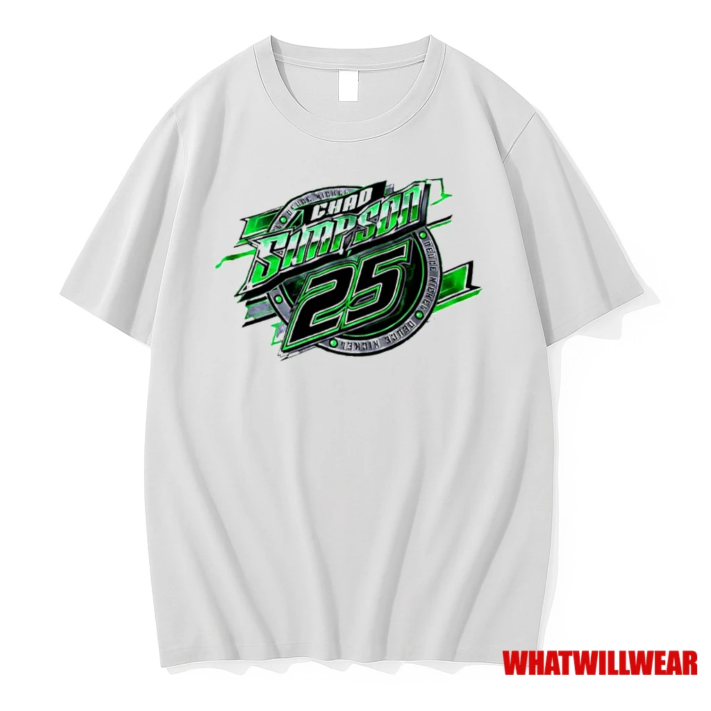 Chad Simpson 25 Deuce Nickel Logo Shirts