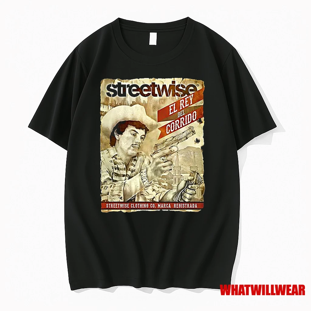 Chalino El Rey Del Corrido Western Cowboy Vintage Shirts
