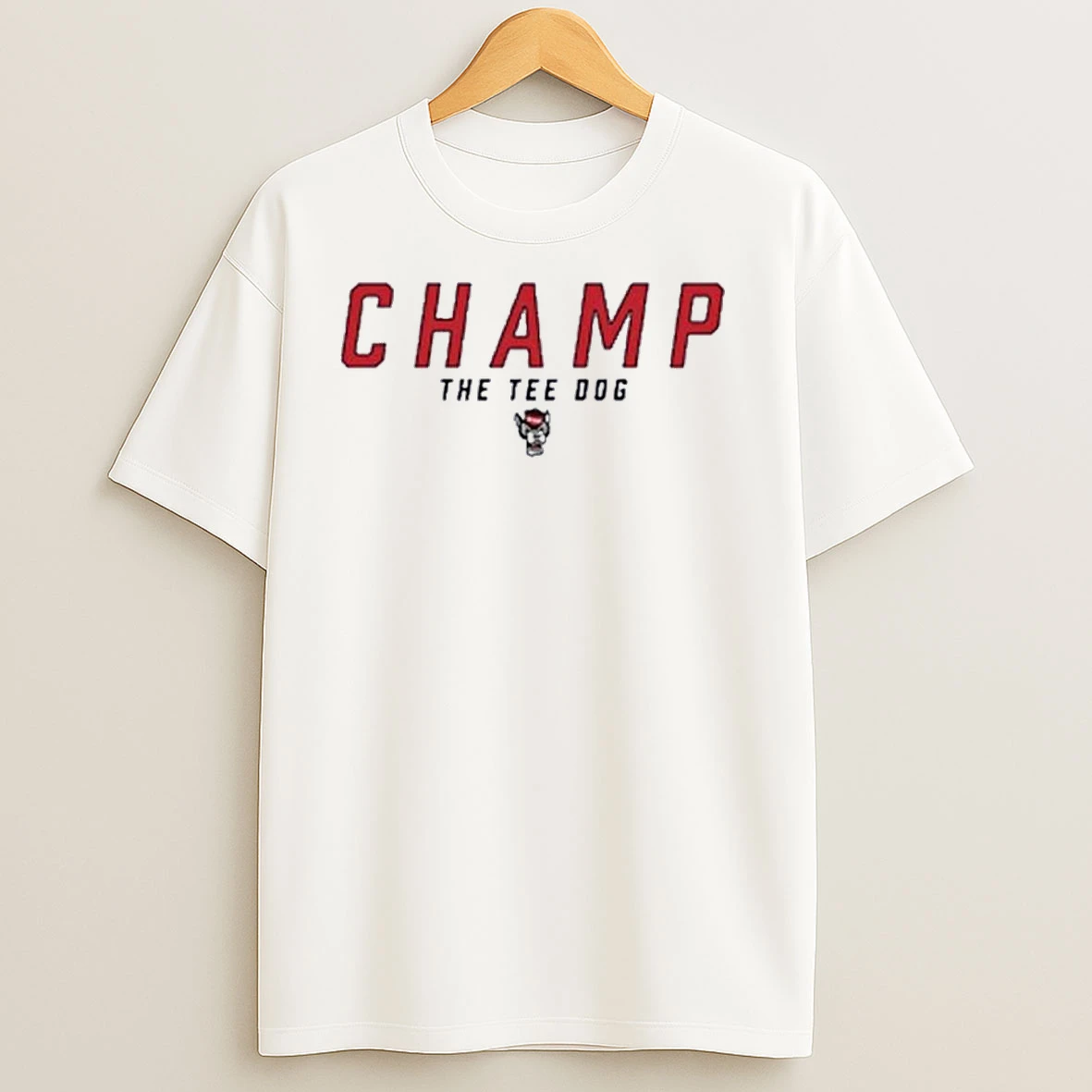 Champ The Tee Dog Nc State Wolfpack T Shirts
