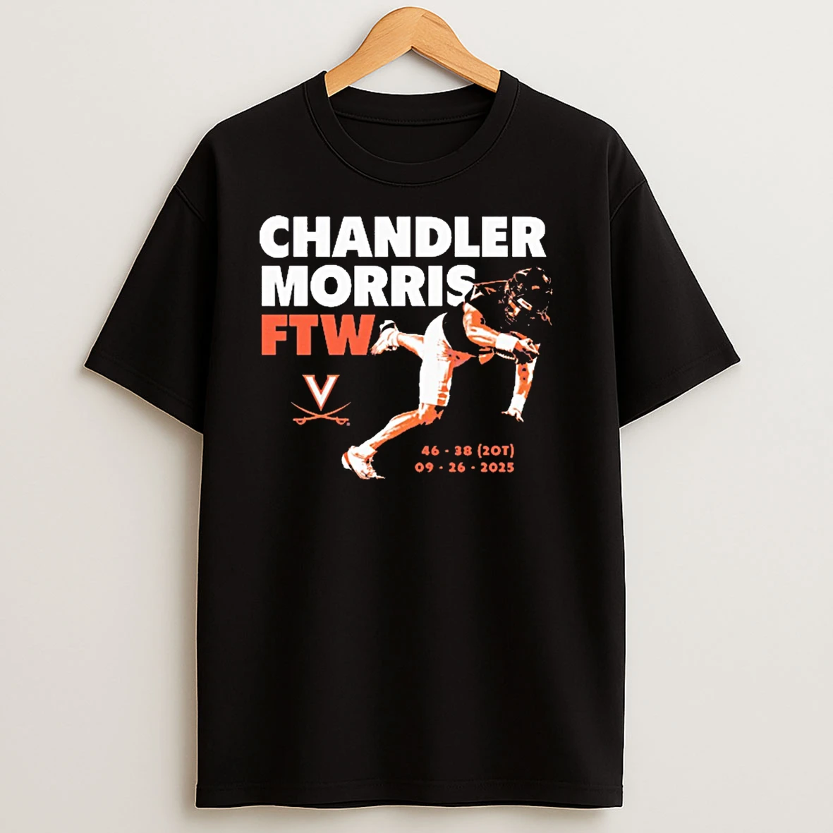 Chandler Morris Ftw Moment 46 38 20t 09 26 2025 Virginia Cavaliers Football Shirts