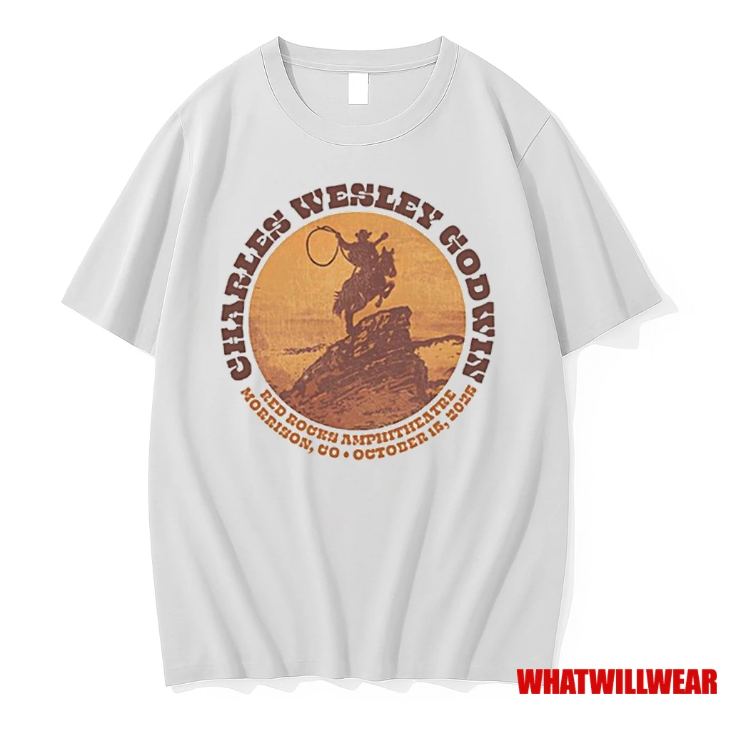 Charles Wesley Godwin Oct 15 2025 Red Rocks Morrison Co Shirts