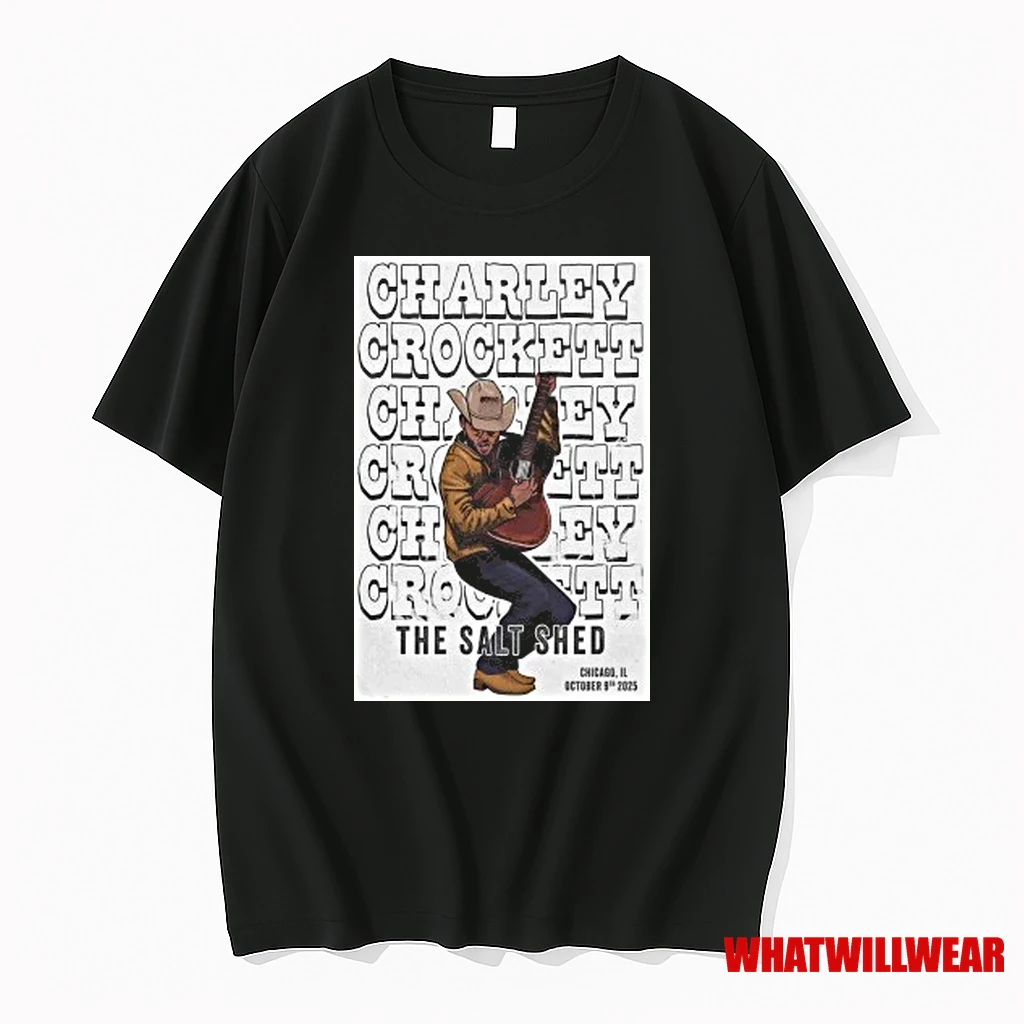 Charley Crockett 10 9 2025 Chicago Il Shirts