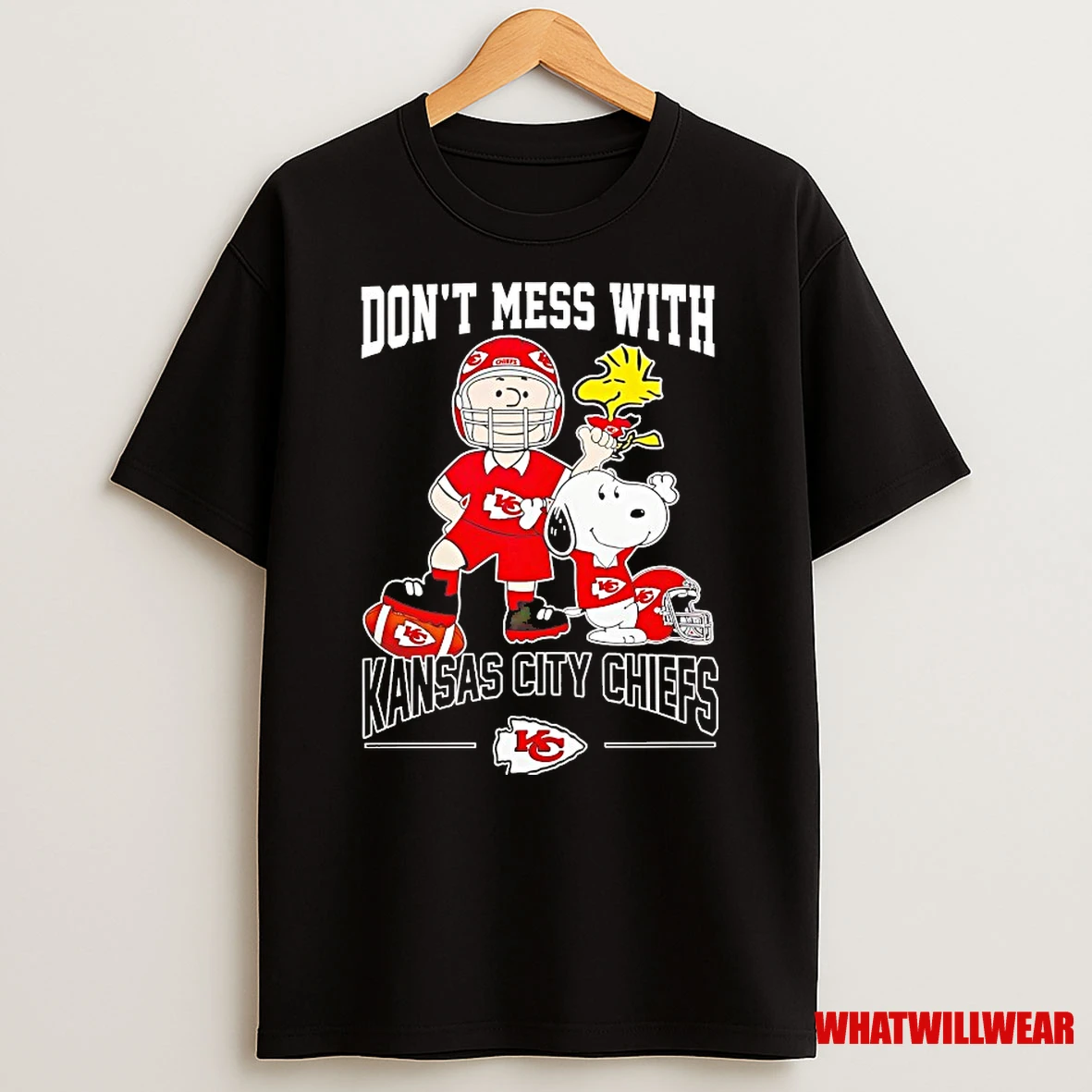 Charlie Brown And Snoopy Dont Mess With Kansas City Chiefs Shirts