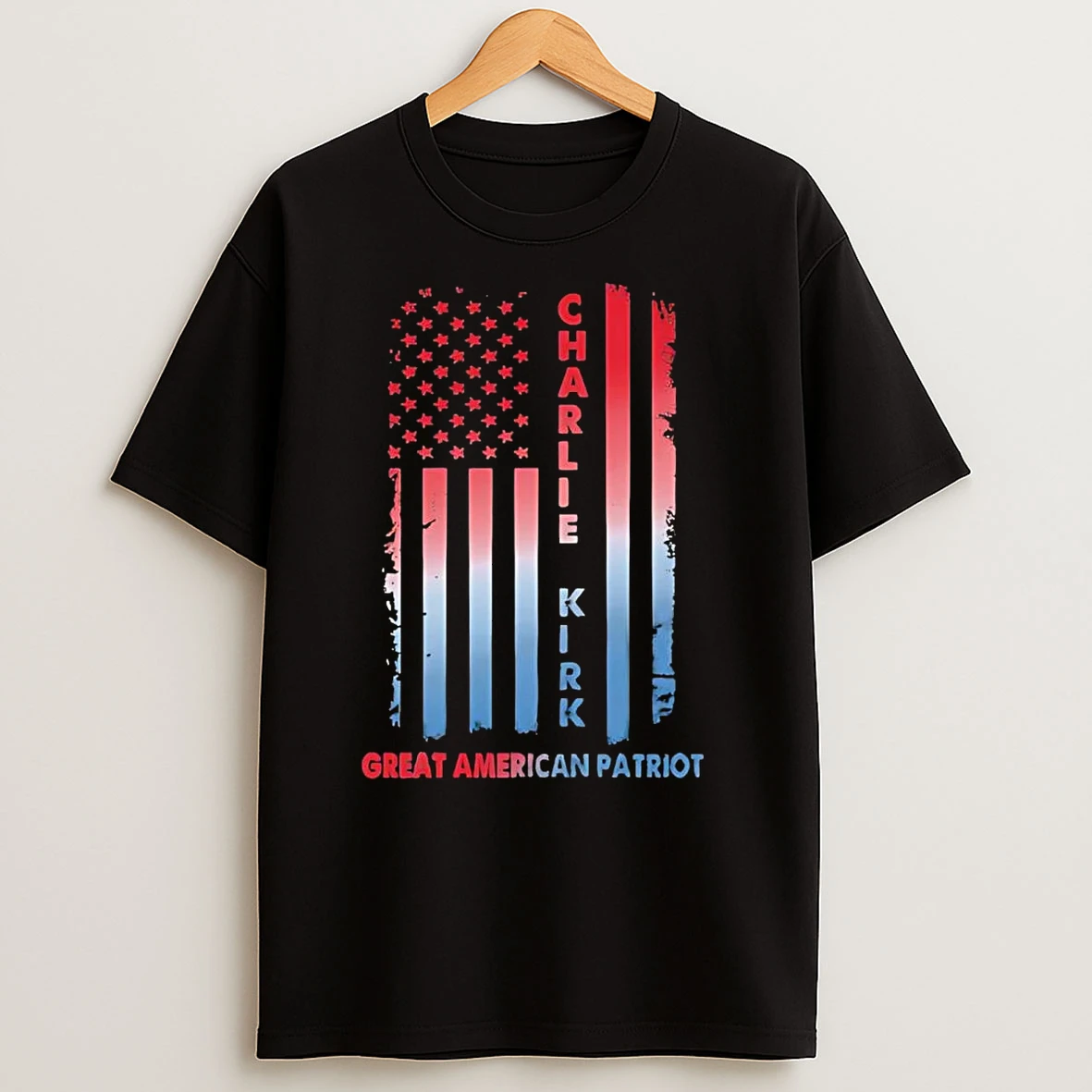 Charlie Kirk Us Flag Great American Patriot T Shirts