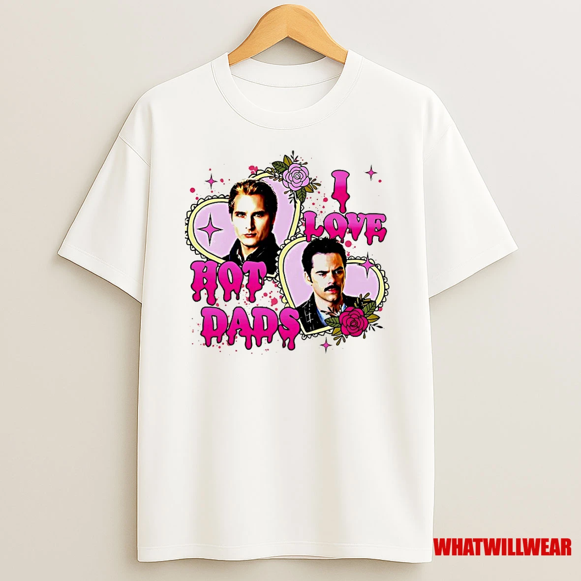 Charlie Swan Carlisle Cullen I Love Hot Dads Shirts