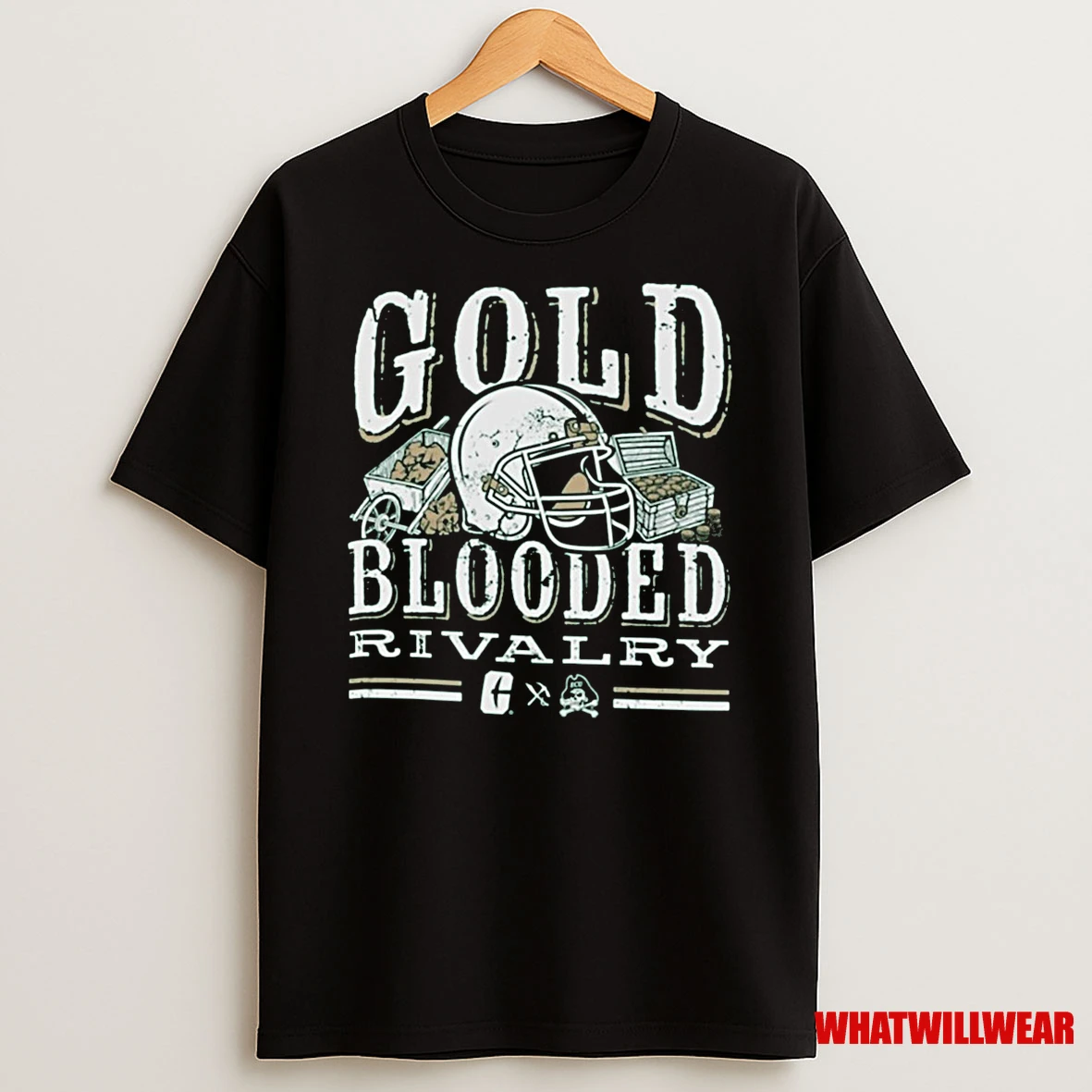 Charlotte 49ers Vs Ecu Pirates November 8th 2025 In Greenville Nc Gold Blooded Rivalry Shirts