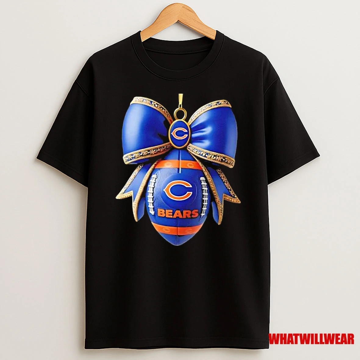 Chicago Bears Gift Bow Christmas Shirts