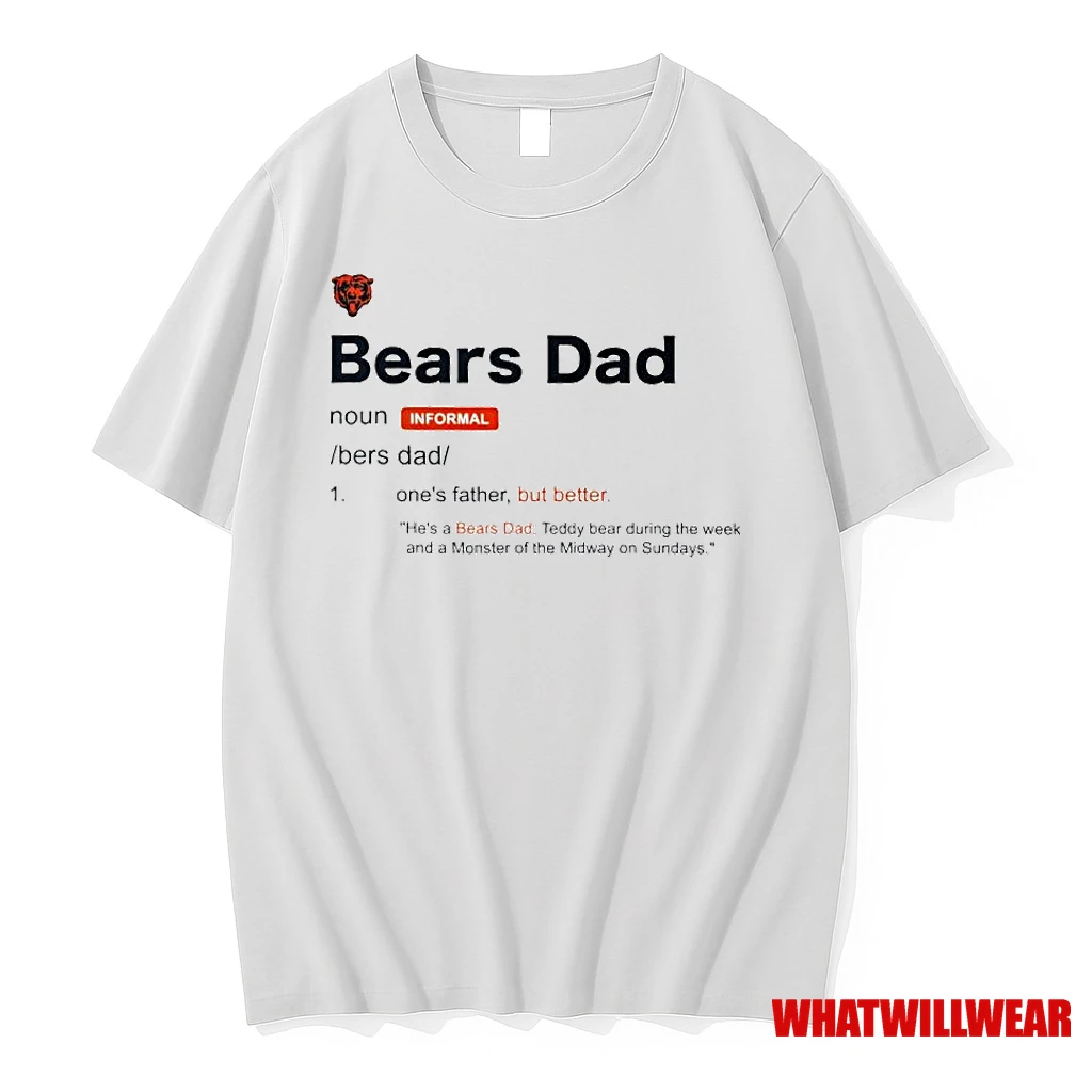 Chicago Bears Dad Definition Ornaments Shirts