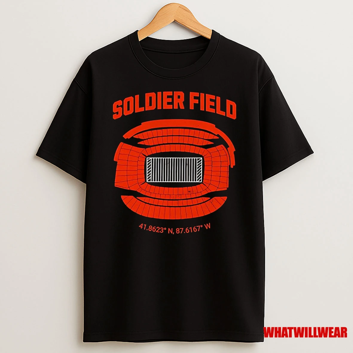 Chicago Bears Location Soldier Field 1924 Shirts