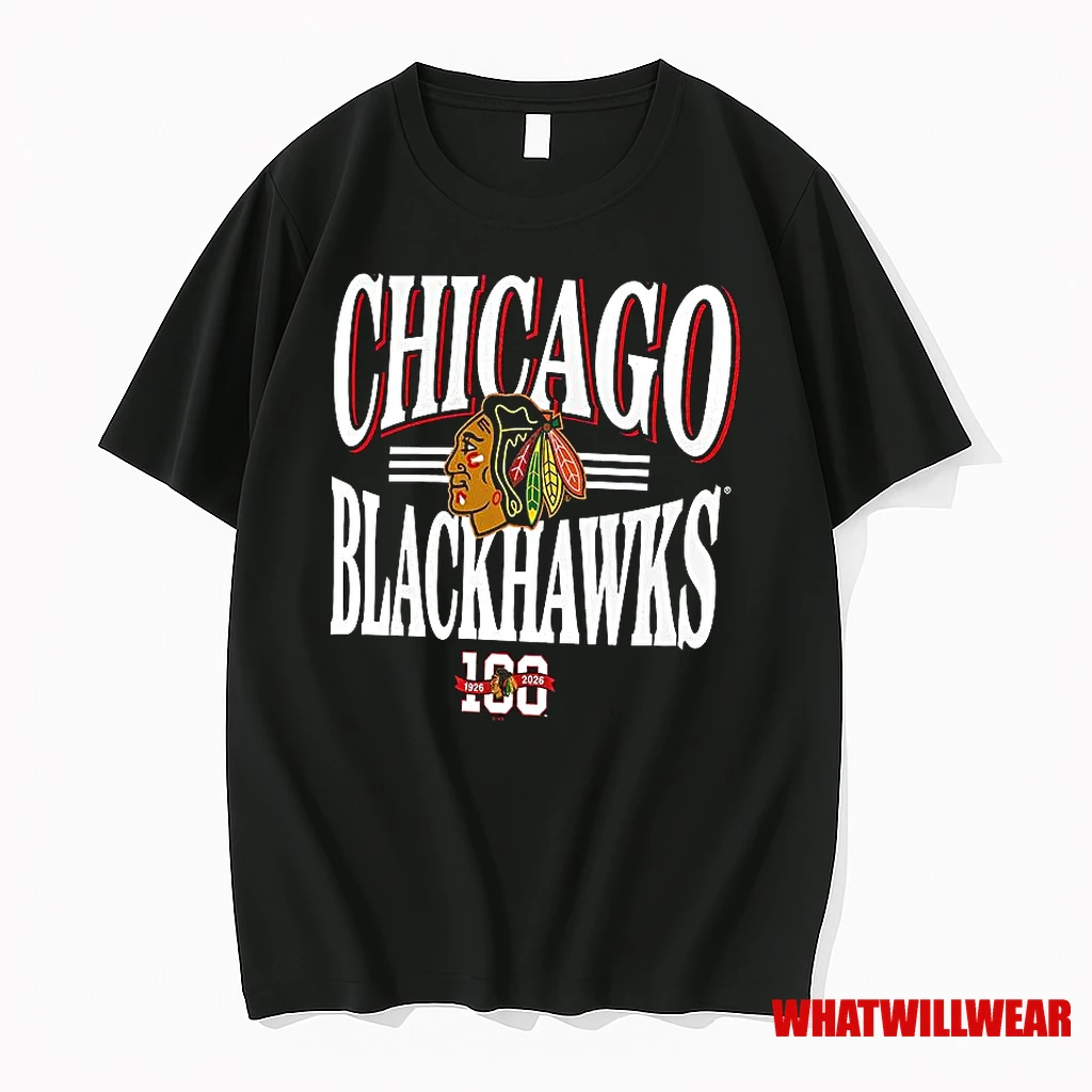 Chicago Blackhawks Hockey 100th Anniversary Shirts