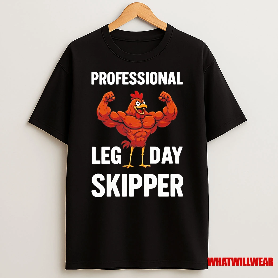 Chicken Professional Leg Day Skipper Shirts