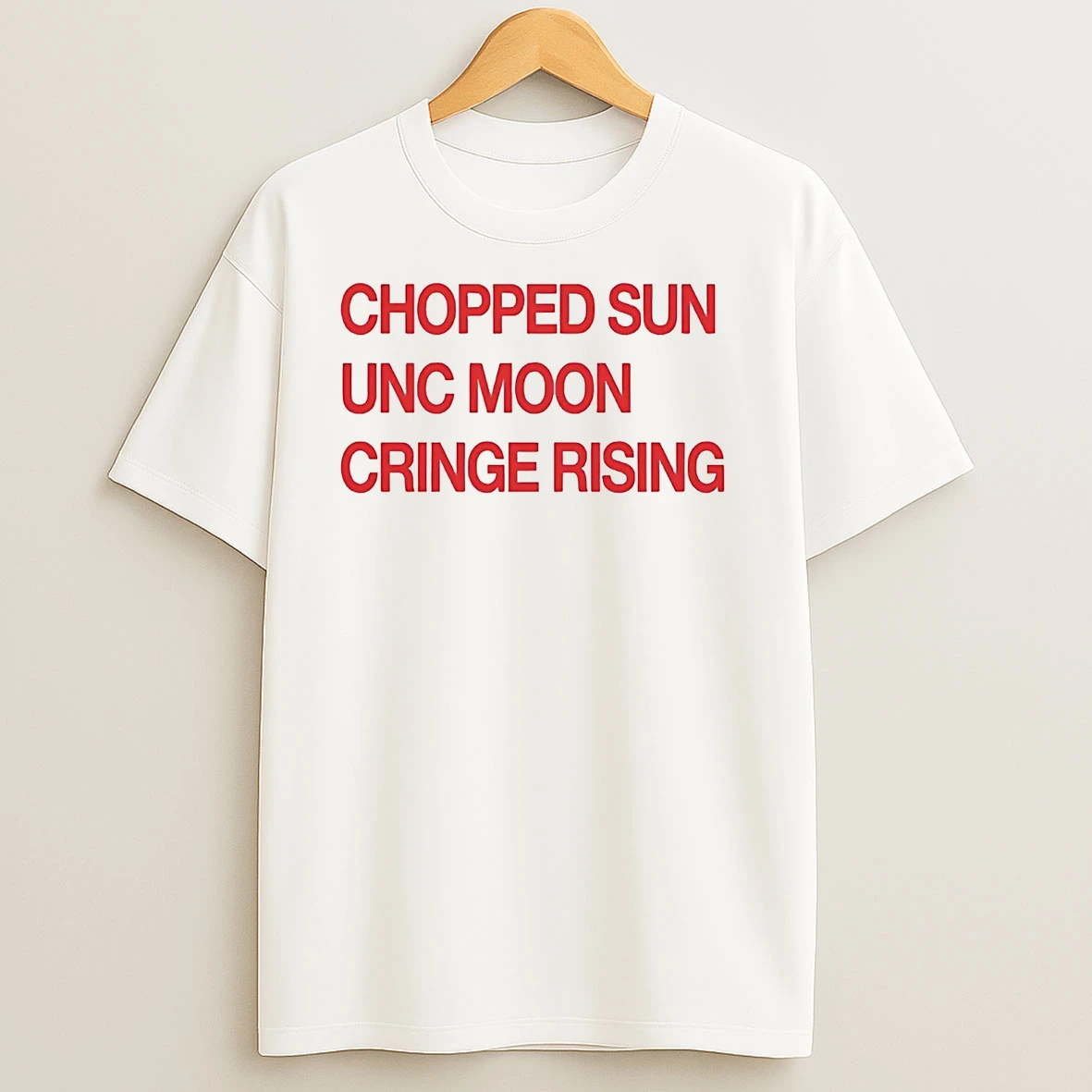 Chopped Sun Unc Moon Cringe Rising T Shirts