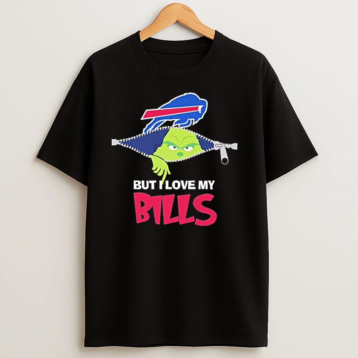 Christmas Grinch But I Love My Buffalo Bills T Shirts