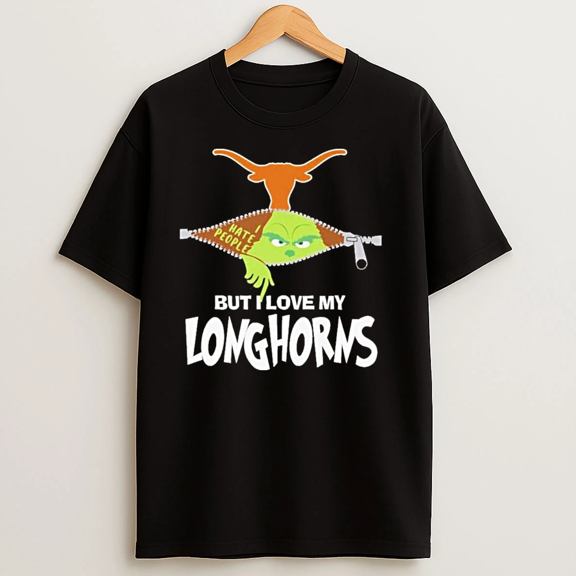Christmas Grinch But I Love My Texas Longhorns T Shirts
