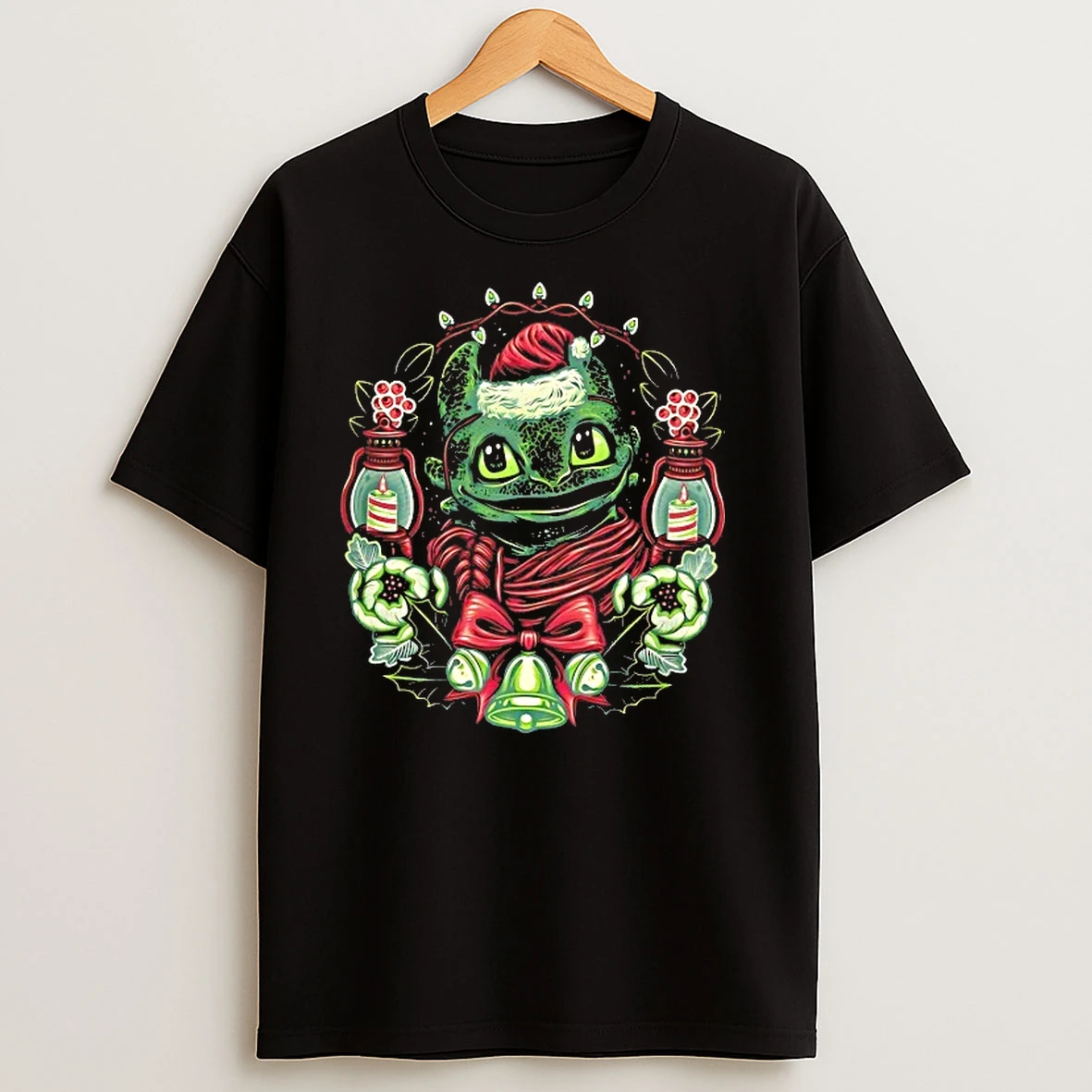 Christmas Night Fury Toothless Dragon T Shirts