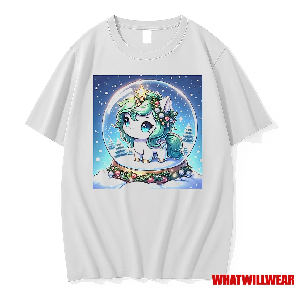 Christmas Snow Globe Unicorn Magical Winter Shirts