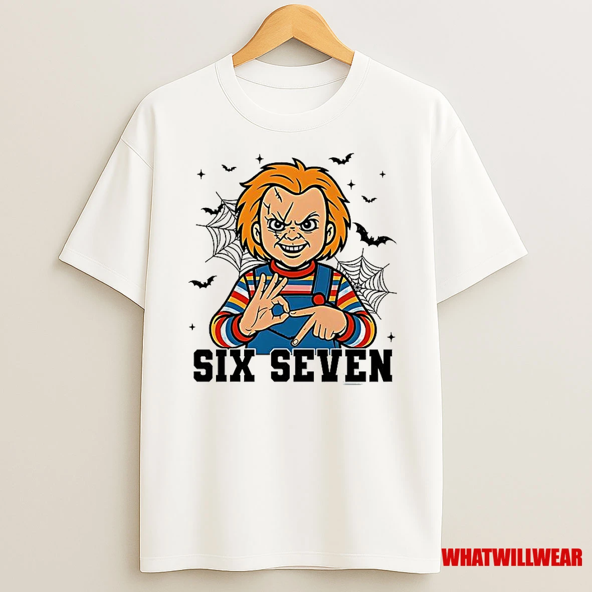 Chucky Childs Play Movie 2025 Play Six Seven Horror Halloween Character Shirts