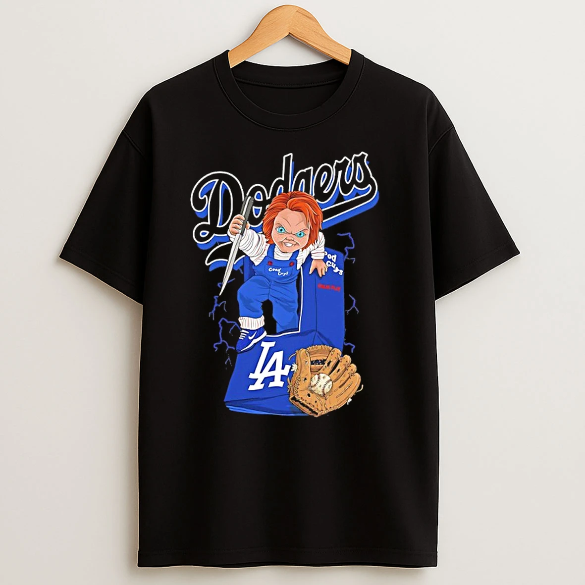 Chucky Good Guys X Los Angeles Dodgers T Shirts