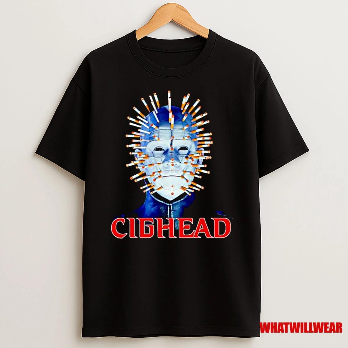 Cighead Pinhead Horror Ornaments Shirts