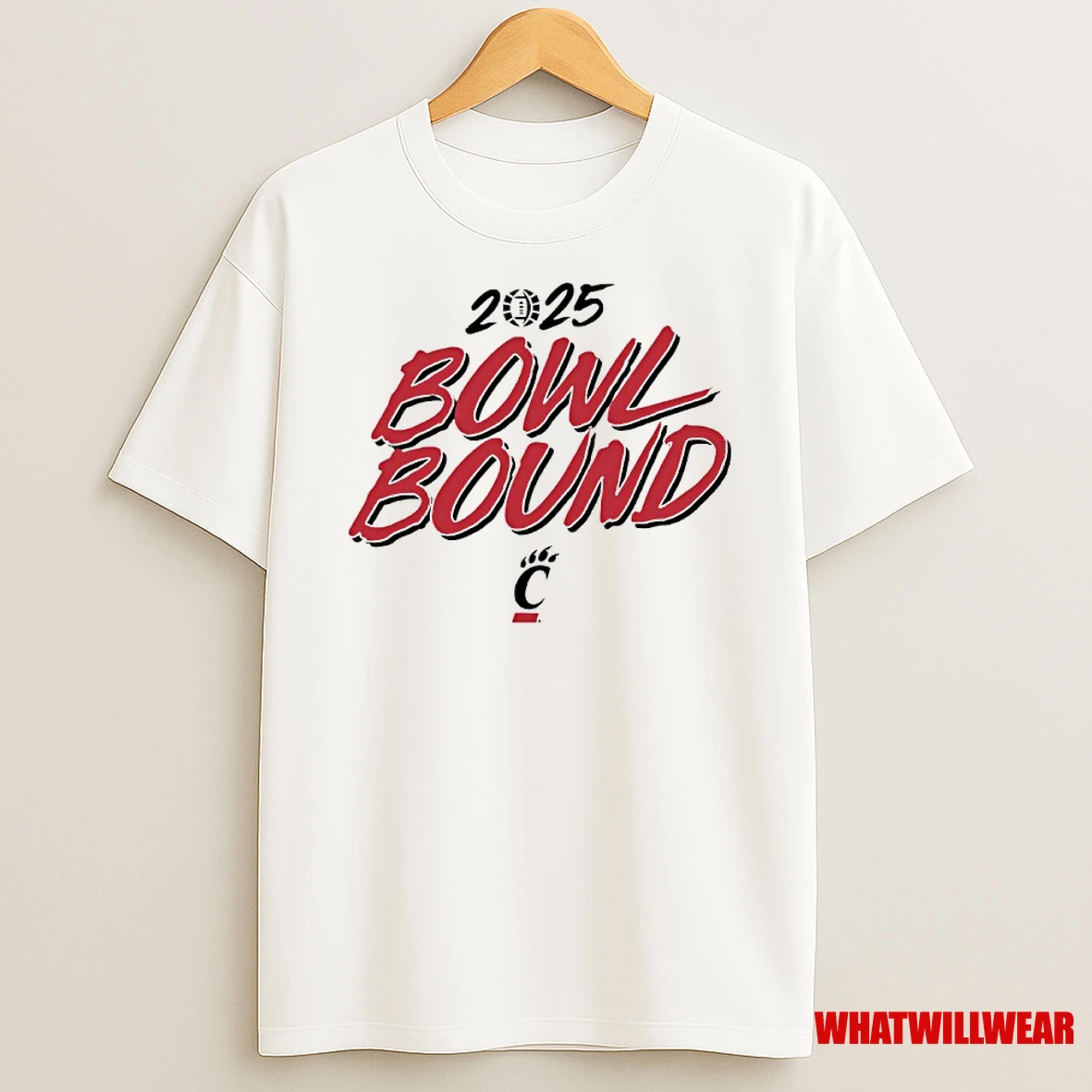 Cincinnati Bearcats Football 2025 Bowl Bound Shirts
