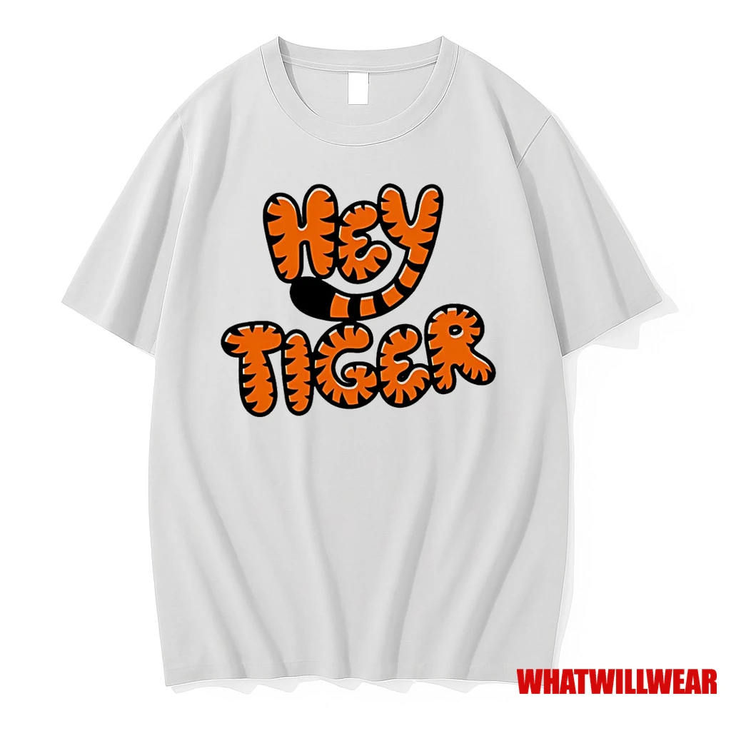 Cincinnati Bengal Hey Tiger Bubble Letter Shirts