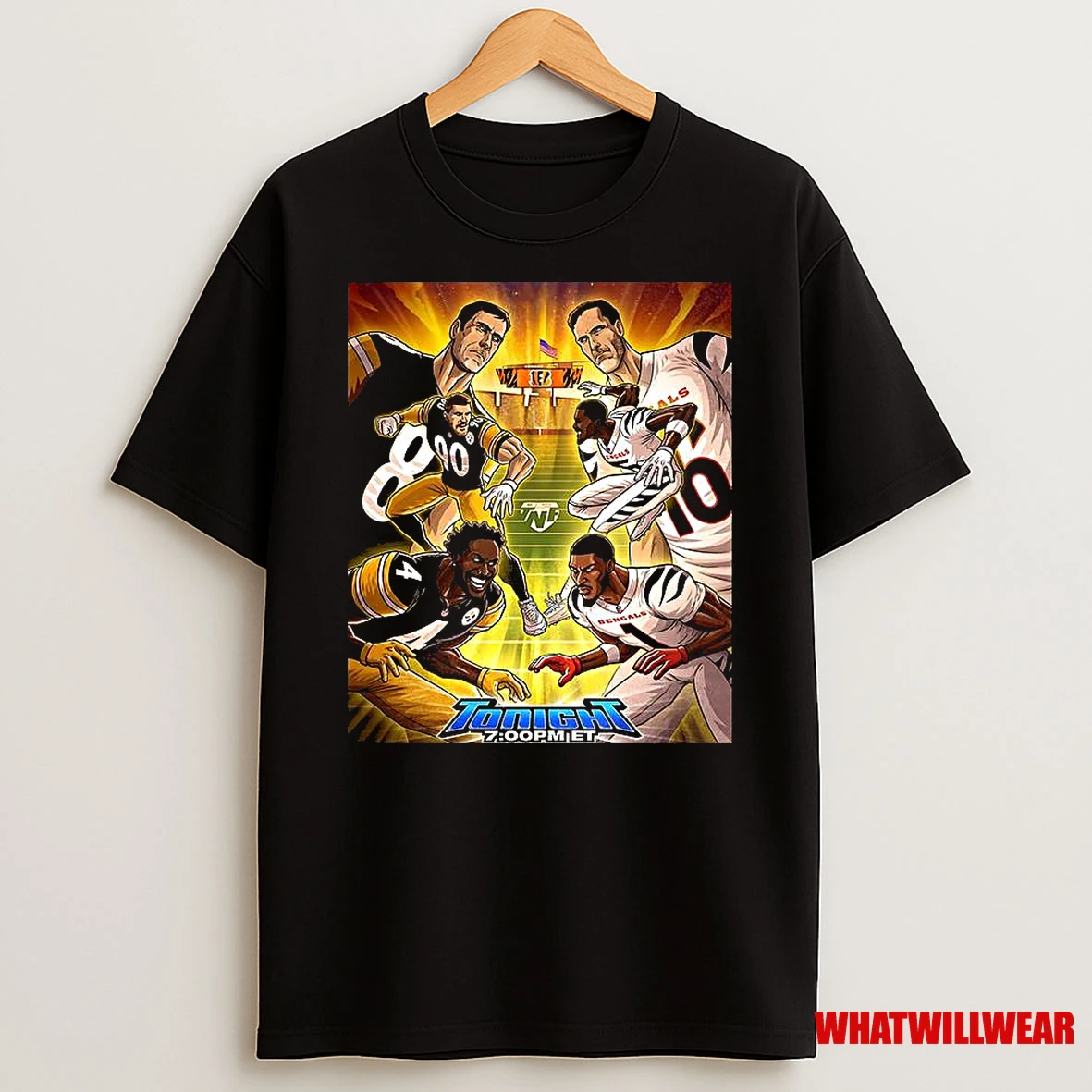 Cincinnati Bengals Vs Pittsburgh Steelers Nfl Gameday 2025 Graphic Shirts