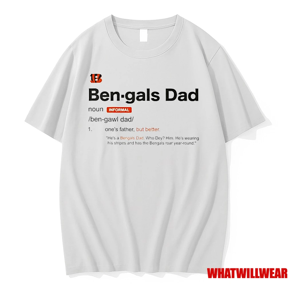 Cincinnati Bengals Dad Definition Ornaments Shirts
