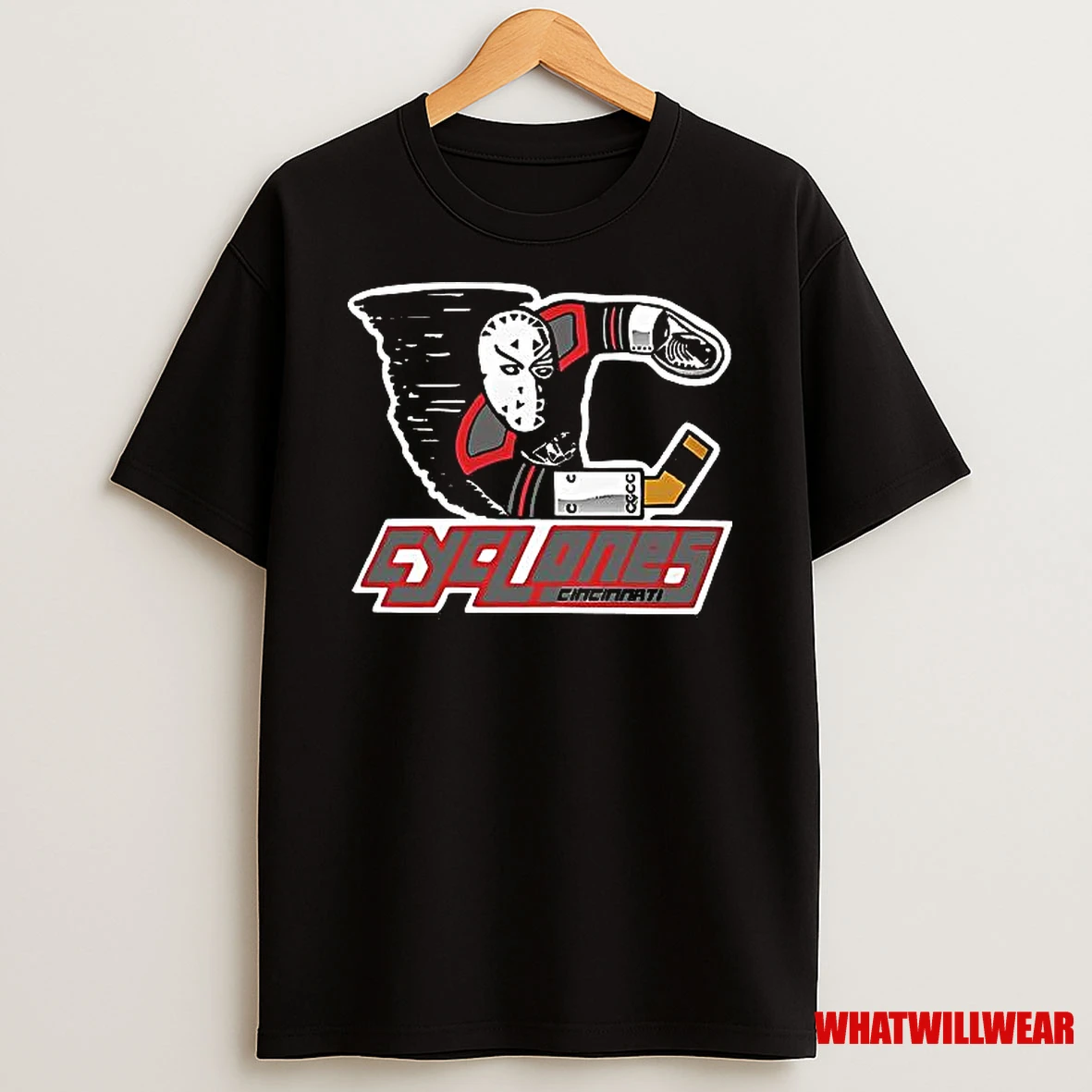 Cincinnati Cyclones Hockey Retro Logo Shirts