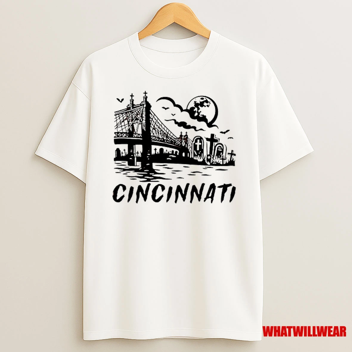 Cincinnati Spooky Halloween Shirts