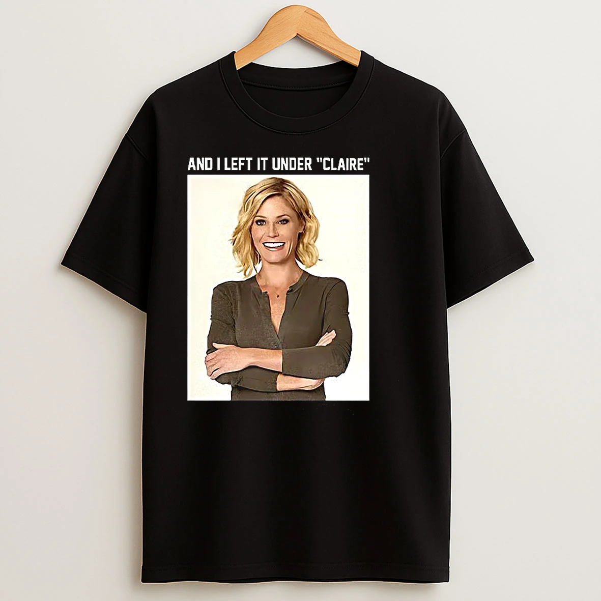 Claire Danes And I Left It Under Claire Portrait T Shirts