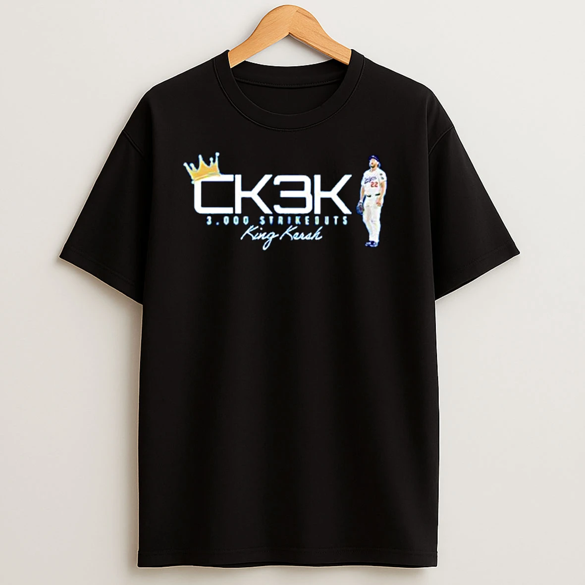 Clayton Kershaw 3000 Strikeout Logo Ornaments T Shirts