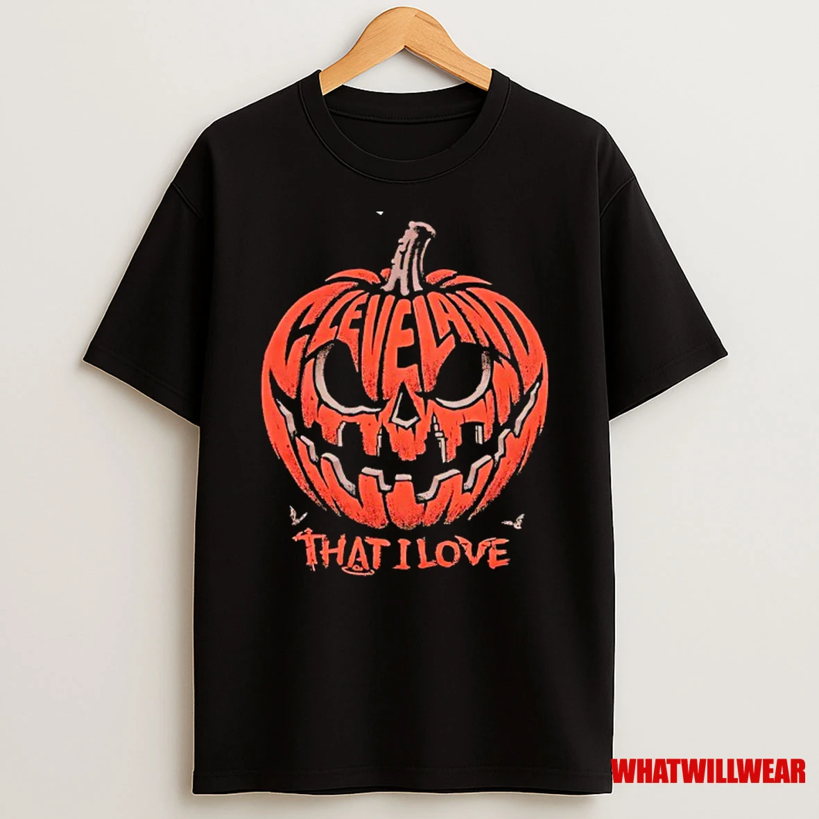 Cleveland Pumpkin That I Love Halloween Shirts
