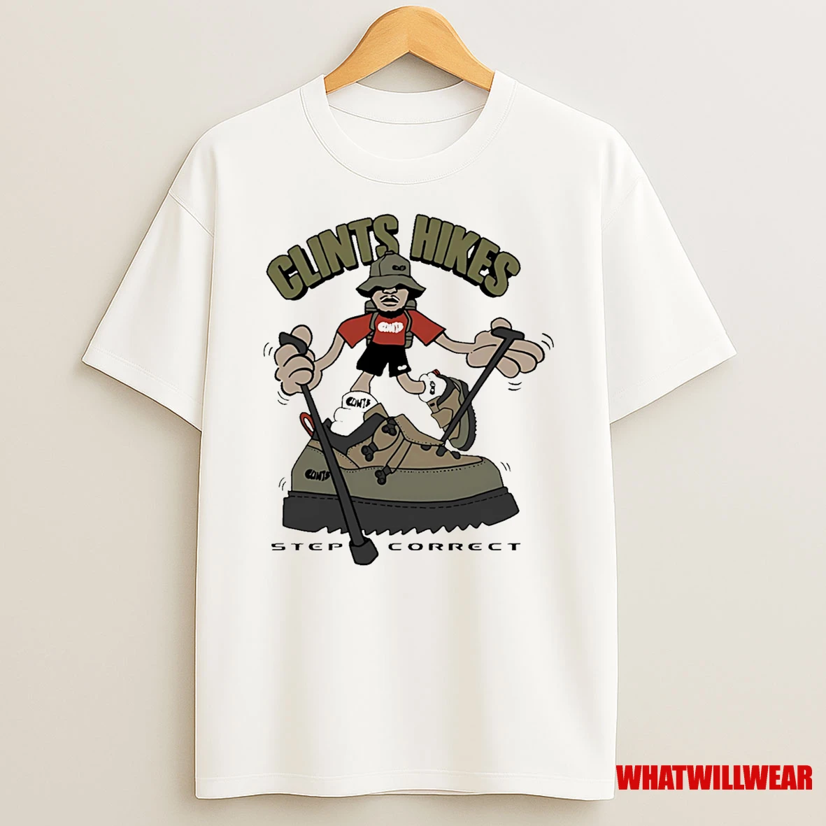 Clints Inc Hikes Step Concert Shirts