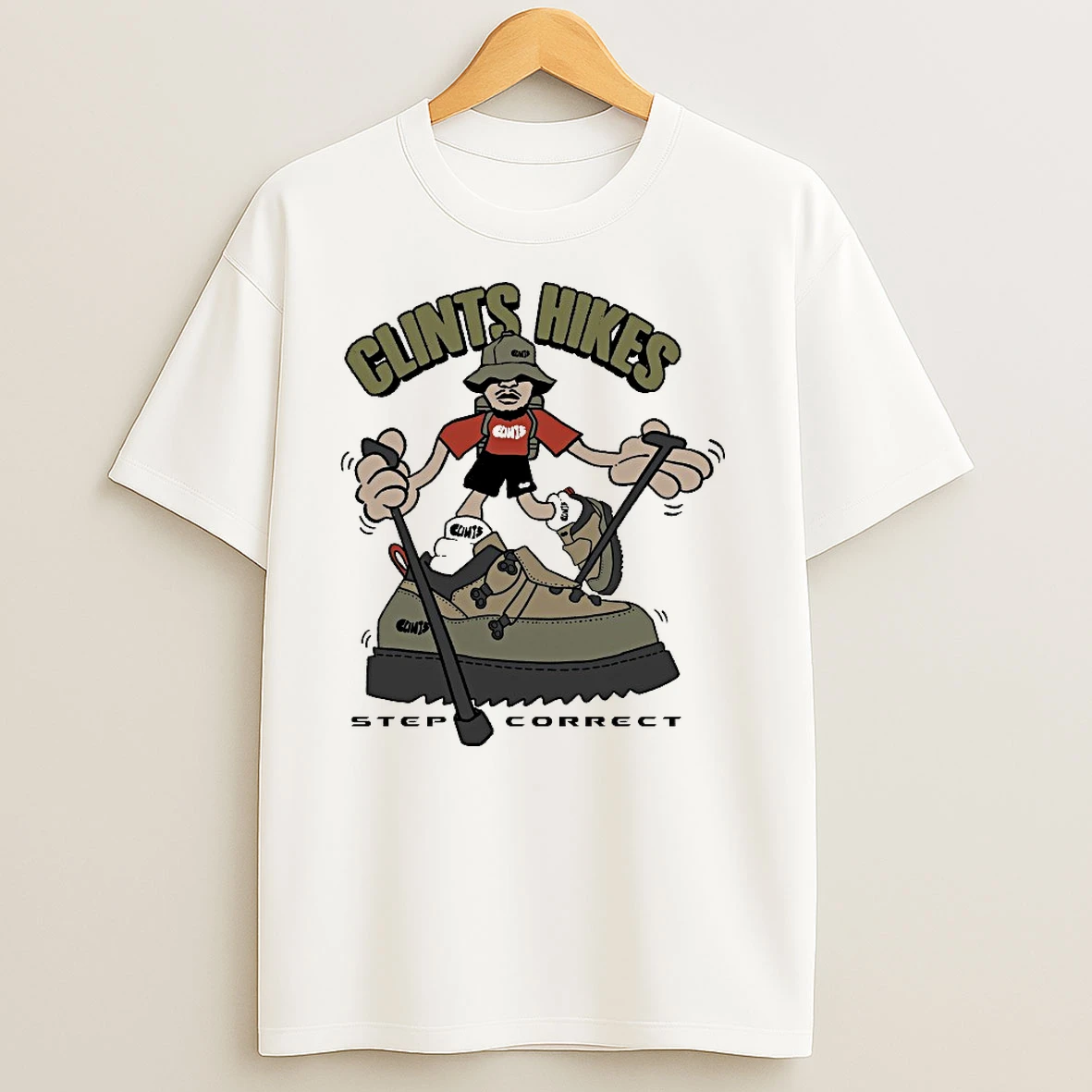 Clints Inc Hikes Step Concert T Shirts