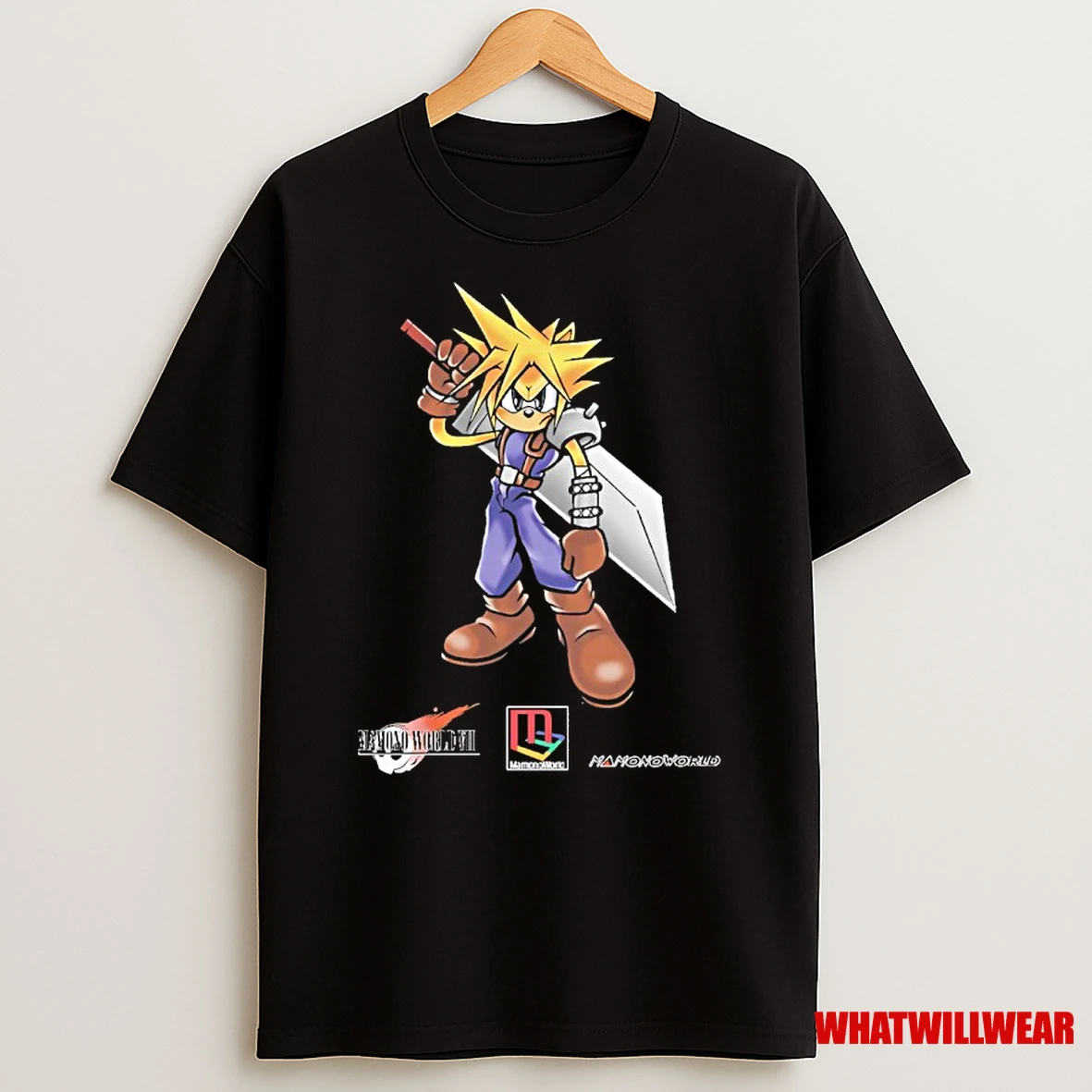 Cloud Strife Mbn Cld X Mamonoworld Shirts