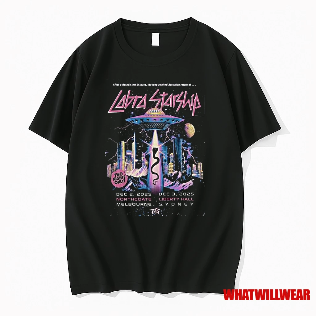 Cobra Starship December 3 2025 Liberty Hall Sydney Australia Shirts