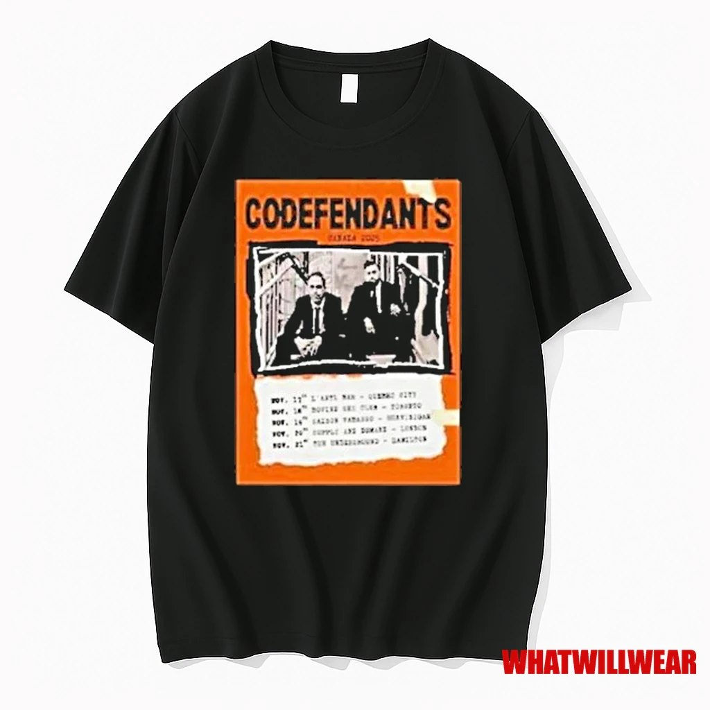 Codefendants Canada Tour 2025 Shirts