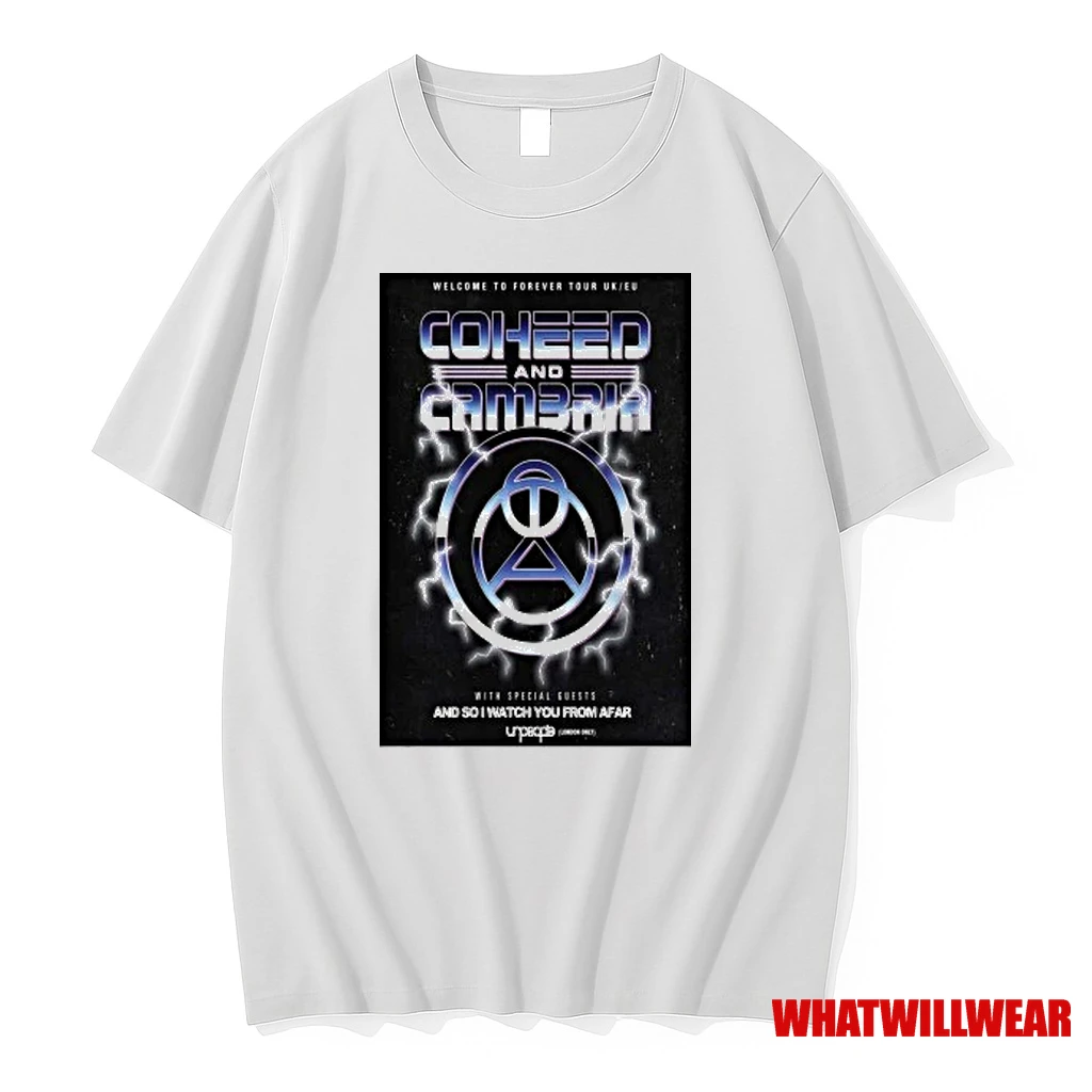 Coheed And Cambria And So I Watch You From Afar Welcome To Forever Tour Uk Eu 2025 Shirts
