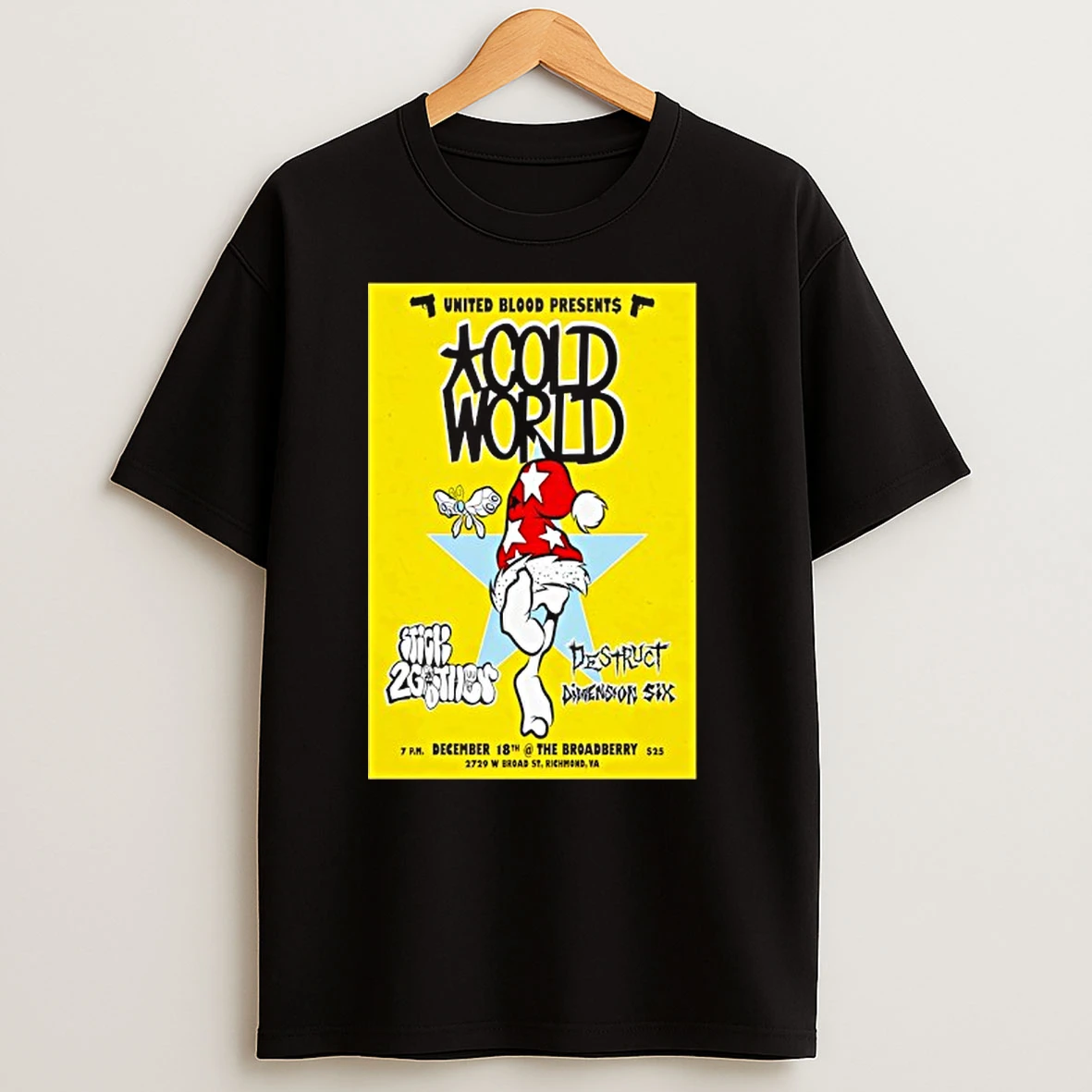 Cold World The Broadberry Richmond Virginia T Shirts