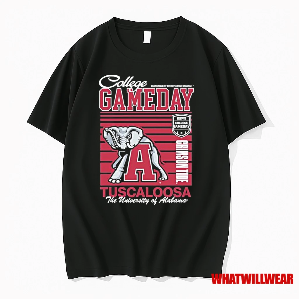 College Gameday Alabama Crimson Tide Tuscaloosa October 18 2025 Shirts