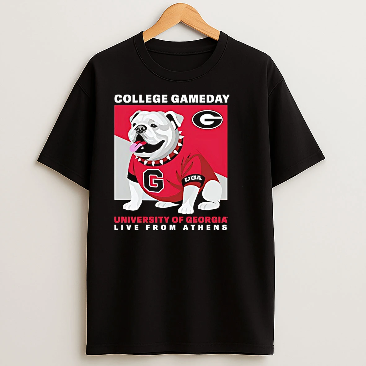 College Gameday Georgia Mascot University Live From Athens T Shirts