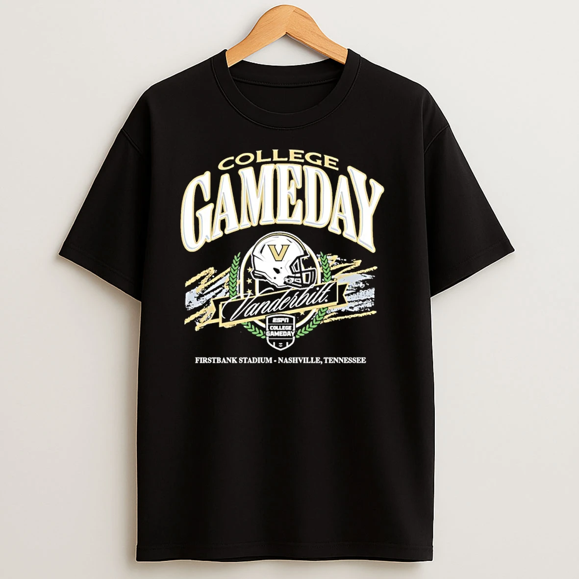 College Gameday Vanderbilt University Football Helmet T Shirts