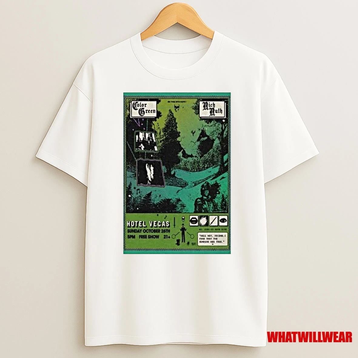 Color Green Rich Ruth Oct 26 2025 Mohawk Indoor Austin Tx Shirts