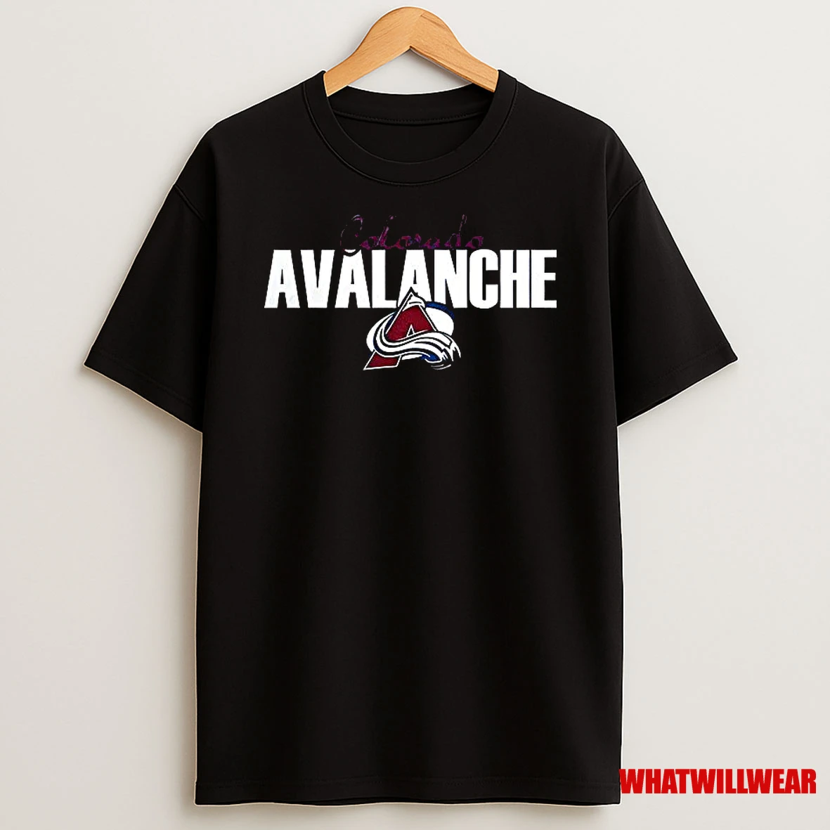 Colorado Avalanche Ice Hockey 1500th Anniversary Logo Shirts