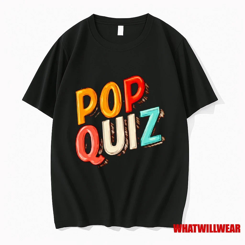 Colorful Pop Quiz Shirts