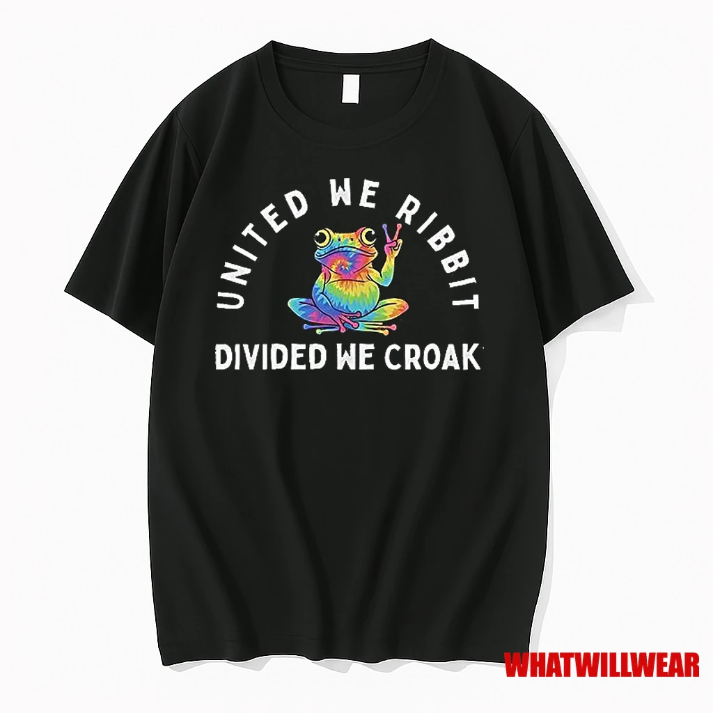 Comfort Colors United We Ribbit Divided We Croak Shirts